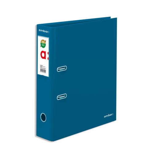 Pasta Arquivo Cor Lisa Ambar L/L Din Azul In - 30PM - 80 mm , Ambar , 101601300013 , 5601199174784